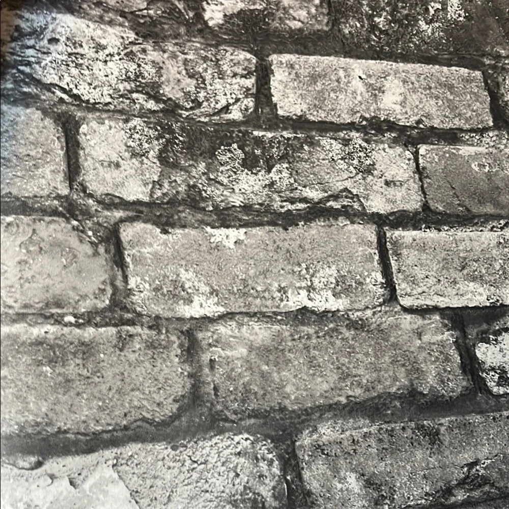 7 Large Assorted Brick Pattern Wallpaper Sample Sheets DIY Crafts - 16”x17.5”